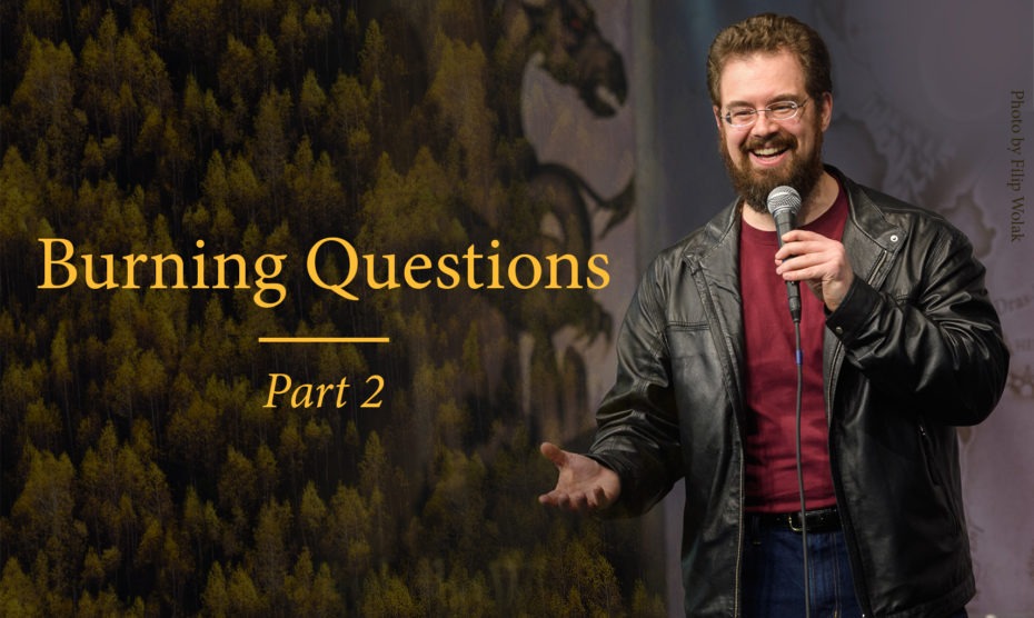 Join author Christopher Paolini for the latest batch of answers. Get the latest on the new series and more! Burning Questions – Part 2